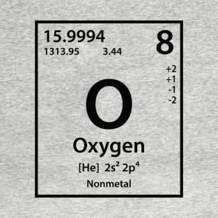 Oxygen Periodic Element Corner Logo Shirt T-Shirt